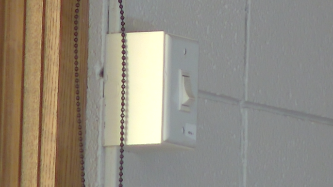 Projector Switch in Up Position