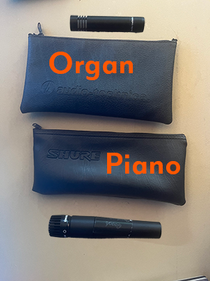 Microphone Bags Labelled